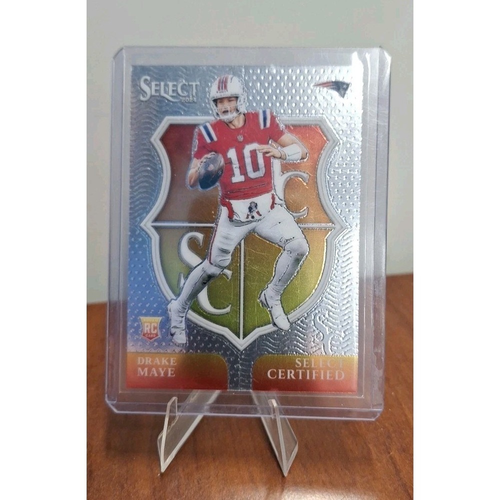 2024 Panini Select Drake Maye Select‎ Certified Rookies #3 RC Patriots